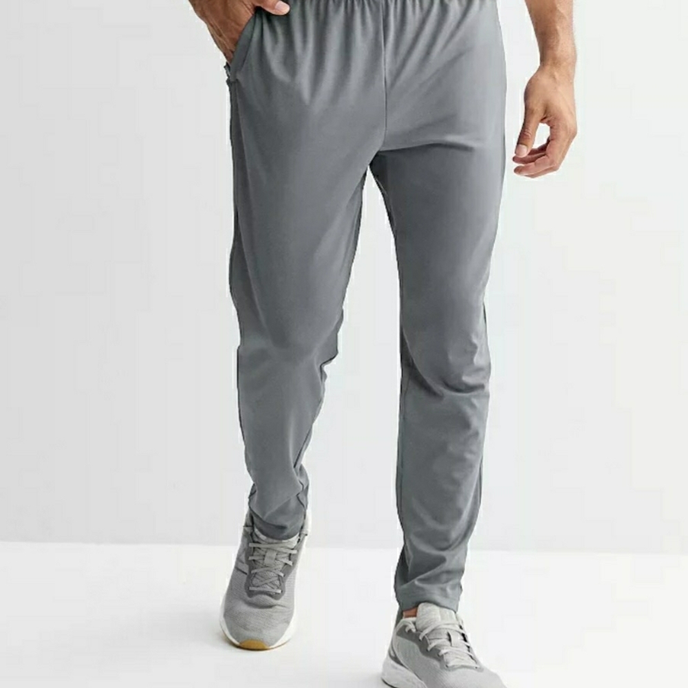 NWT Tek Gear Men's Hawk Gray Joggers